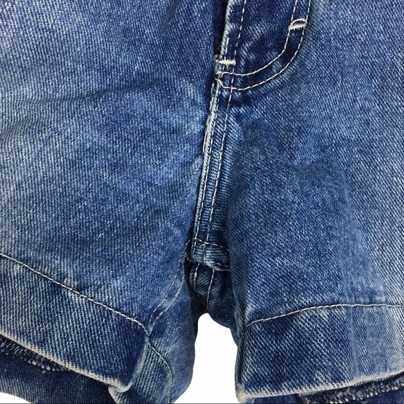 JORDACHE Vintage Jean Shorts High Rise Medium Wash Denim 100% Cotton Size 9/10 - Picture 7 of 10